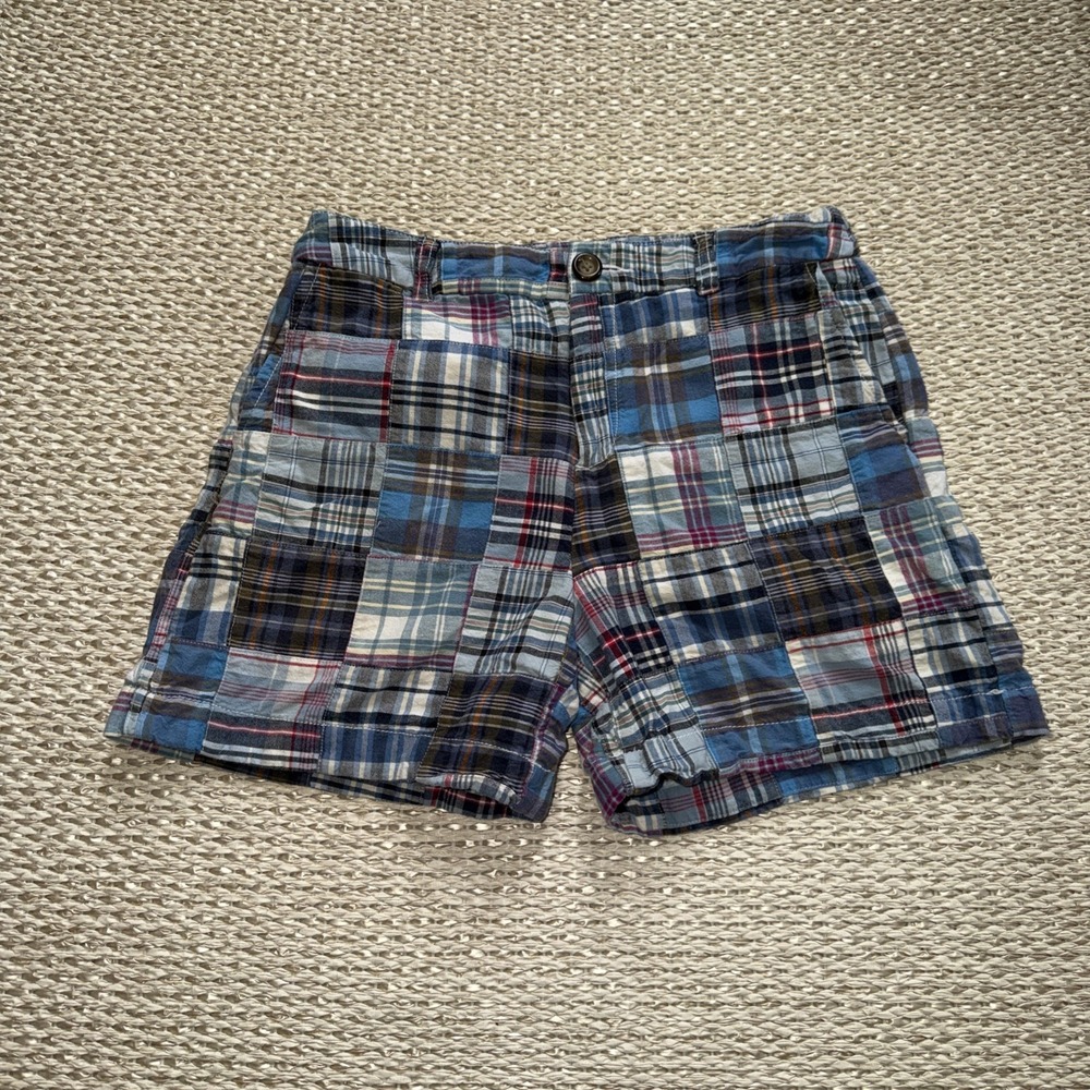 Y2K Vintage Merona Madras Gigham Women's Shorts. 90's Preppy Golf Sailing 4